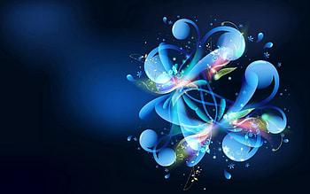 Abstract, Flowers, Background, Shine, Light HD wallpaper