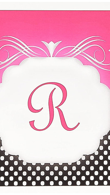 R Name Ka, Pink Theme HD phone wallpaper