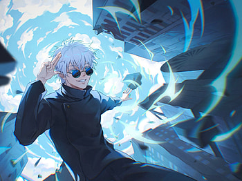 Satoru Gojo, Satoru Gojo, Anime, Jujutsu Kaisen HD wallpaper