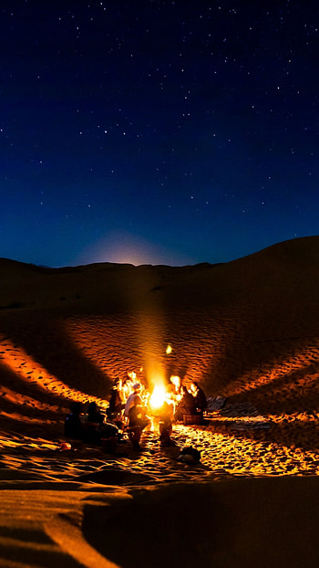 Morocco Desert, Vibrant colors, Nature's artistry, Exotic allure HD phone wallpaper