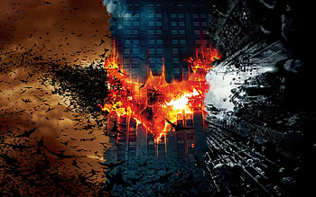 Logo, The Dark Knight HD wallpaper