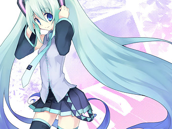 miku, light, cute, happy, vocaloid HD wallpaper