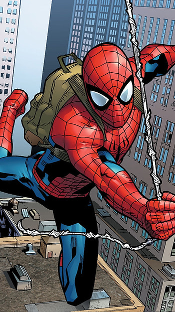 Spiderman Comic, Spiderman Comic Marvel Cartoon HD phone wallpaper