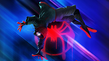 Spider Man Into The Spider Verse Illustration, spiderman-into-the-spider-verse, spiderman, superheroes, artwork, artist, digital-art, behance HD wallpaper