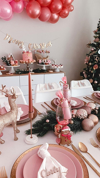 Pink Christmas, Christmas Things, Things HD phone wallpaper