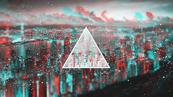 Glitch , Creative visuals, Digital distortion, Artistic abstraction HD wallpaper