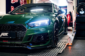 Audi Rs5 R coupe, abt, sportsline, headlight HD wallpaper