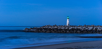 Nature, Stones, Sky, Sea, Shore, Bank, Lighthouse HD wallpaper