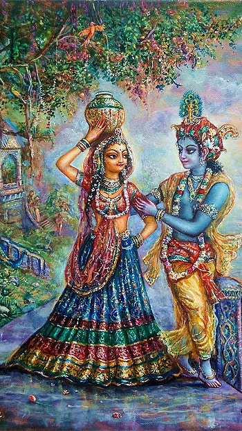 Radha Krishna , Makhan Chor, Krishna HD phone wallpaper