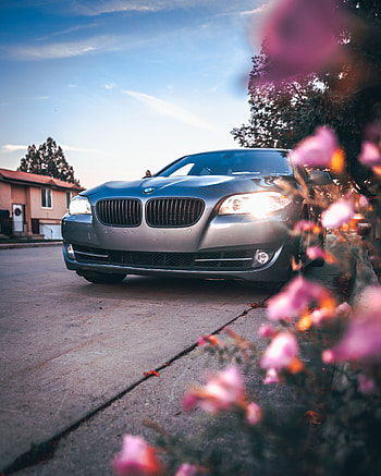 Bmw 535, Bmw, Cars, Car, Front View, Machine, Grey HD phone wallpaper