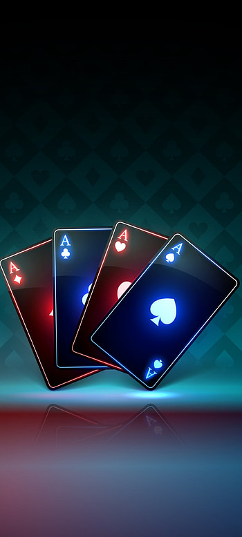4 of A Kind, electric blue, premium, poker, luxury, Alphabet A, card HD phone wallpaper