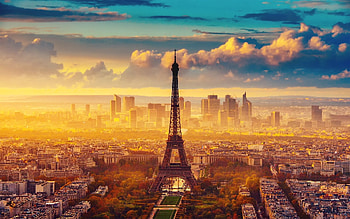 Sight of Paris, Awe-inspiring visuals, Captivating beauty, Mesmerizing cityscape HD wallpaper