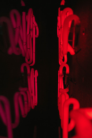 Dark, Neon, Glow, Letters HD phone wallpaper
