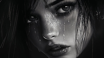 Sad Woman in Tears - Ultra, woman, sad, crying, tears, portrait HD wallpaper