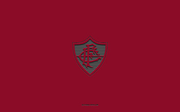 Fluminense FC, burgundy background, Brazilian football team, Fluminense FC emblem, Serie A, Rio de Janeiro, Brazil, football, Fluminense FC logo HD wallpaper