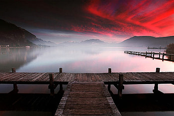Red Clouds, clouds, beautiful, , red HD wallpaper