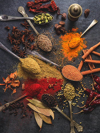 Herbs, spices & seasonings, Culinary essentials, Flavorful cooking, Aromatic ingredients HD phone wallpaper