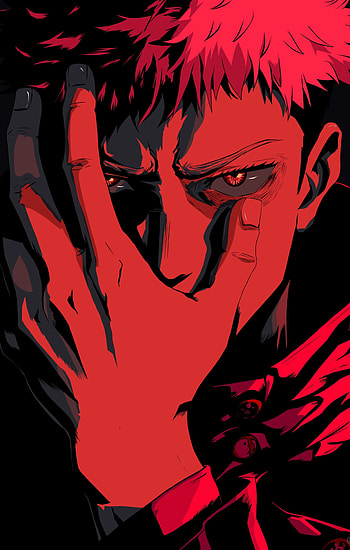 Crimson Curse — Yuji Itadori (Jujutsu Kaisen) , Anime, Jujutsu Kaisen, Yuji Itadori, red anime HD phone wallpaper