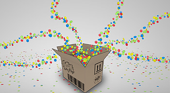 Art, Candies, Multicolored, Motley, Flight, Box HD wallpaper