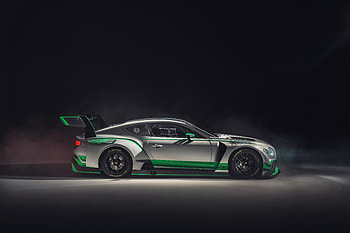 Side view, Bentley Continental Gt3 HD wallpaper