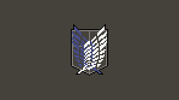 pixel art, Pixels, Shingeki no Kyojin, Scouting legion / and Mobile Backgrounds HD wallpaper