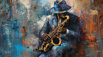 Blues Saxo Melody, music, blues, saxo, jazz HD wallpaper
