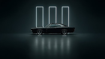 Dodge Charger V8 Thunder Machine, dodge-charger, dodge, cars, artwork, art, digital-art, ai HD wallpaper