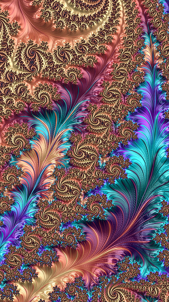 Fractal Art for your Smart or Tablet, CGI, psychedelic, trippy, Abstract, fractal HD phone wallpaper
