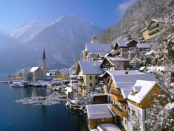 Hallstatt HD wallpaper