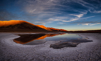 Lake Salt Flat Andes , lake, mountains, nature HD wallpaper