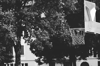 Sports, Basketball, Playground, Platform, Bw, Chb, Basketball Hoop, Basketball Ring HD wallpaper