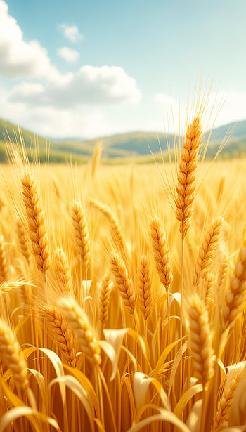 Golden Wheat Fields: A Serene Experience, wheat, field, Agriculture, landscape, golden HD phone wallpaper