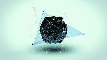 Abstract Digital Art Geometry Shapes Simple Background Triangles HD wallpaper