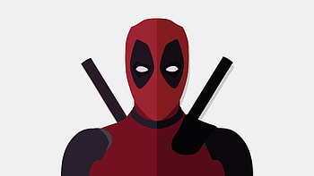 Deadpool Vector Minimalism , deadpool, minimalism, superheroes, vector, minimalist, digital-art, deviantart HD wallpaper