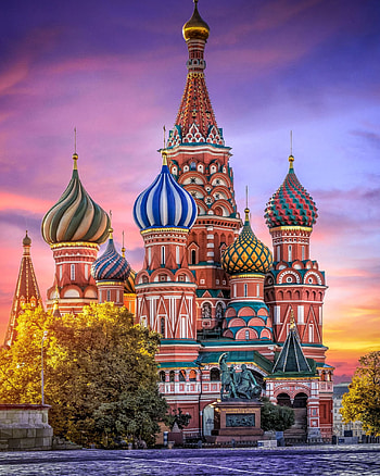 Catrale Saint-Basile, Moscow, Bleekpagegraphy, Dream garden HD phone wallpaper