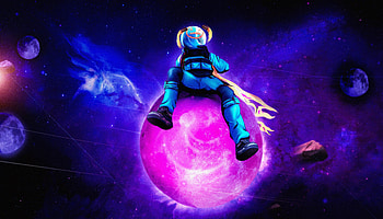 Astro Jack, Fortnite, Fantasy, pink planet, fan art, 2022 HD wallpaper