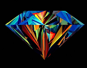 Colors, Decoration, Diamond, Colorful HD wallpaper