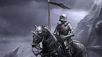 knight, horse, spear, armour HD wallpaper