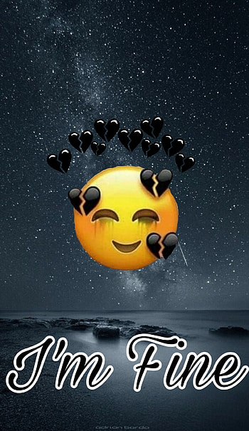 Im Fine Happy Sad Emoji - -, I'm Happy HD phone wallpaper