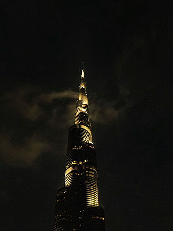 Night, Skyscraper, Building, Dark, Tower HD phone wallpaper