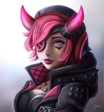 Wattson cyberpunk, eye, magenta, Apex Legends, Girl HD phone wallpaper