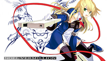BlazBlue, Noel Vermillion, anime, video game, manga HD wallpaper