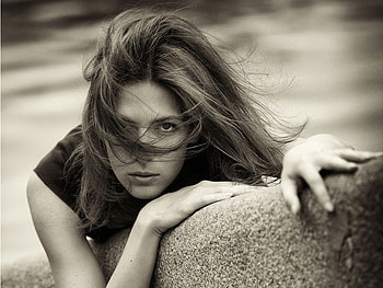 PORTRAIT BW, graphy, portrait, face, bw, woman, beauty HD wallpaper