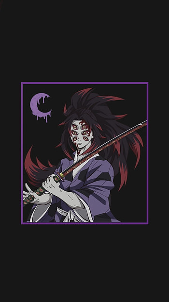 Kokushibo, magenta, art HD phone wallpaper