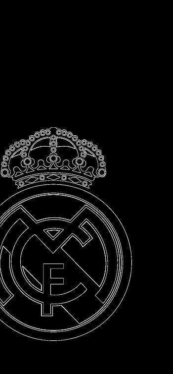 Real Madrid, champions, realmadrid, league, black HD phone wallpaper