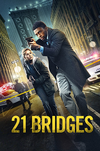 21 Bridges, Movie posters, Gripping crime drama, Engaging storyline HD phone wallpaper