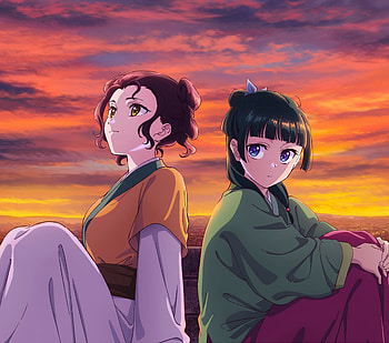 The Apothecary Diaries : Maomao & Shisui Sunset Moment, Anime, The Apothecary Diaries, Maomao (The Apothecary Diaries), Shisui (The Apothecary Diaries) HD wallpaper