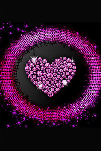 heart-beat-diamond--style2.jpg ... HD phone wallpaper