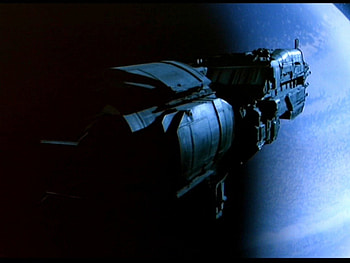aliens, starship, clouds, shadow, planet HD wallpaper
