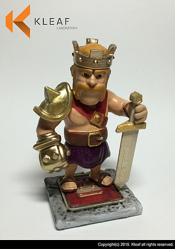 ... clash of clan - barbarian king statue 3d model stl 5 ... HD phone wallpaper